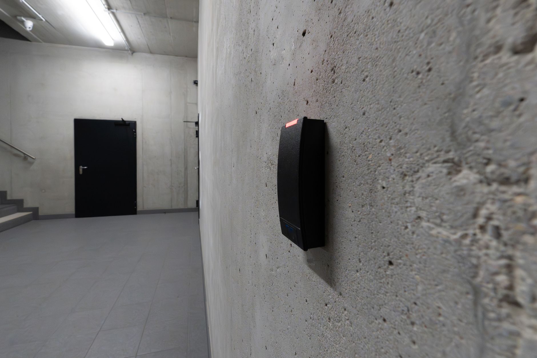 Fob access for a 3-suite office.